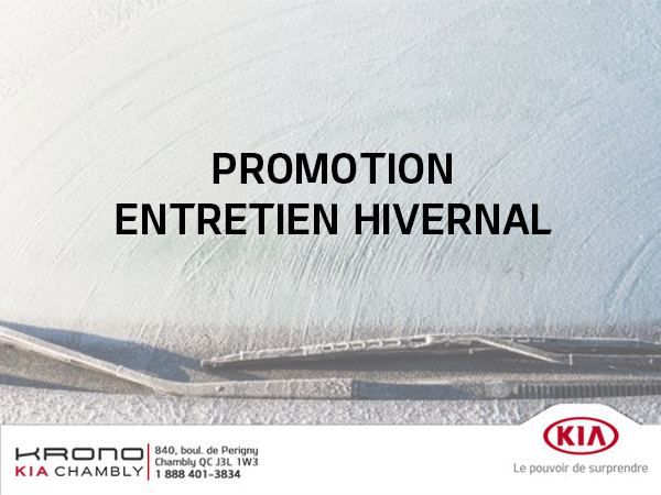 Promotion entretien hivernal