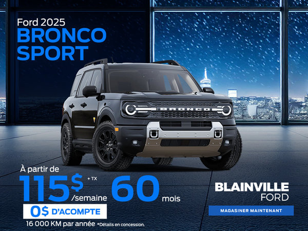 Bronco Sport 2024