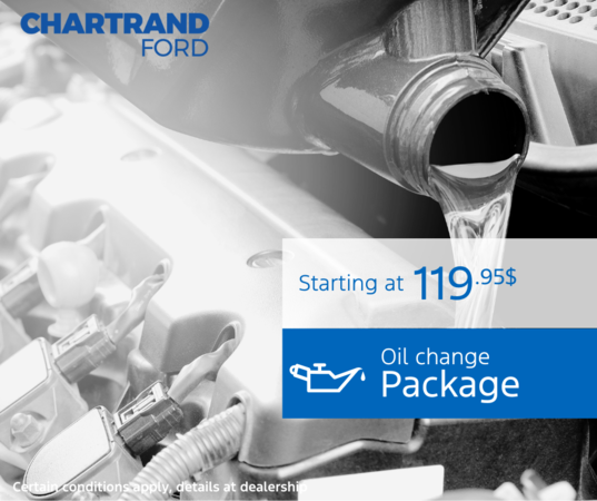 Get your oil change package today!