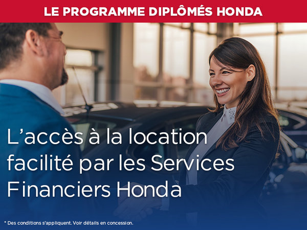 Le programme diplômés Honda