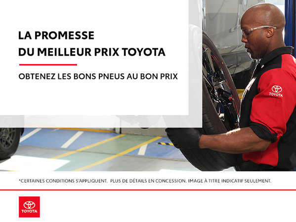 La promesse du meilleur prix Toyota