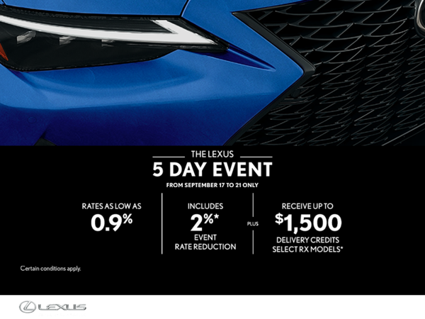 The Lexus 5-Day Event