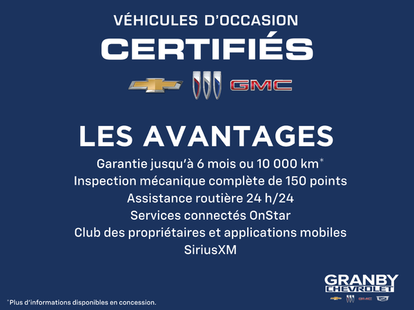 VÉHICULE D’OCCASION CERTIFIÉ