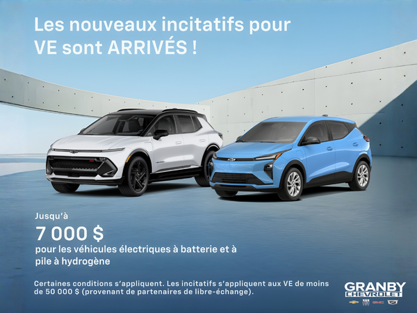 Le meilleur moment pour votre VE, c'est maintenant.