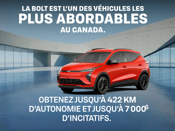 LA BOLT 2027 EV : RÉSERVEZ LA VÔTRE DÈS AUJOURD'HUI !