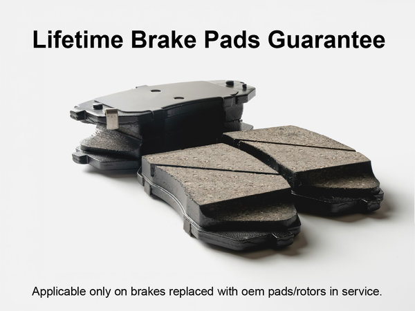Lifetime Brakepad Warranty Program