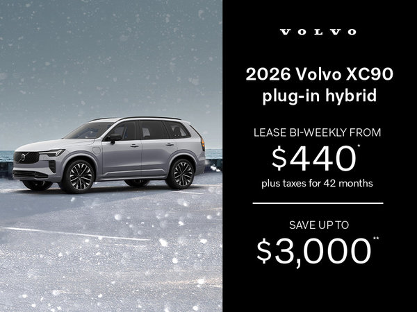 2026 Volvo XC90 plug-in hybrid