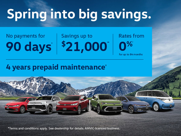 Spring Into Big Savings
