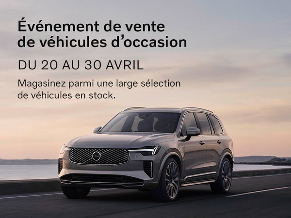 Événement de vente de véhicules d’occasion | Du 20 Au 30 Avril