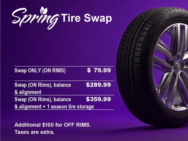 Tire Swap Special