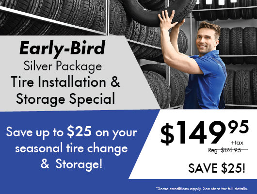 Silver Early Bird Tire Special