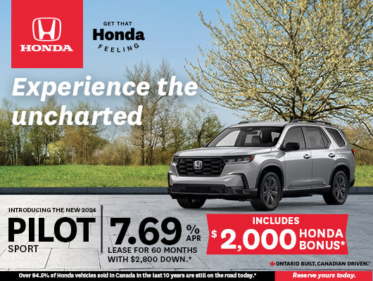 Honda Canada Offer 2024 Pilot