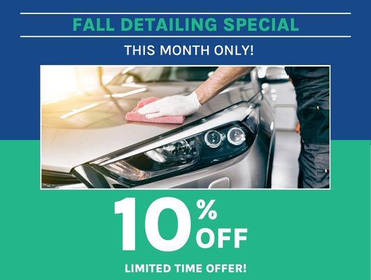 Fall Cleaning Detailing Special