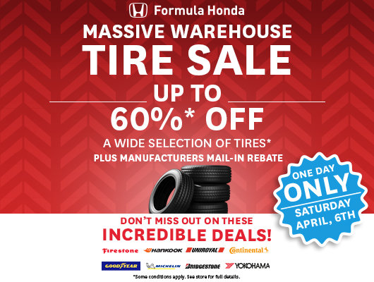Massive Warehouse Tire Sale