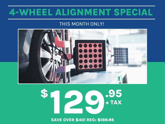 4-Wheel Alignment Service Special