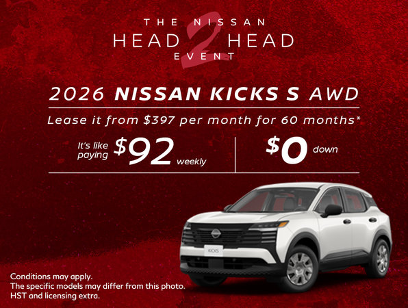 2026 Nissan Kicks S AWD