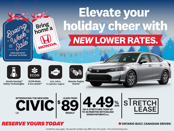 Bring Home a Honda - Civic