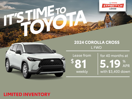 Its Time To Toyota Corolla Cross