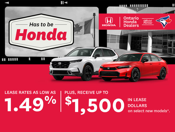 Has to Be a Honda Sales Event