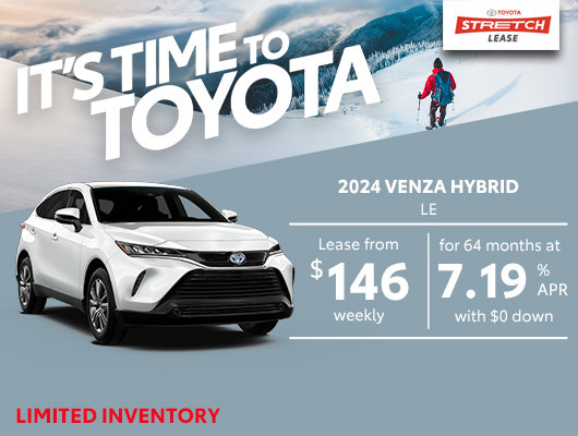 It's Time To Toyota - Venza Hybrid