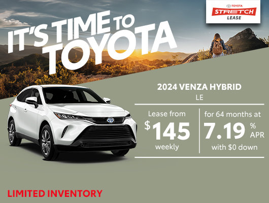 It's Time To Toyota - Venza Hybrid