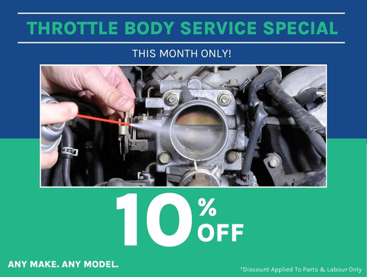 Throttle Body Service Special