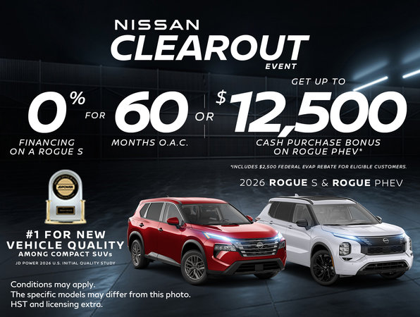 2026 Nissan Rogue S & Rogue PHEV