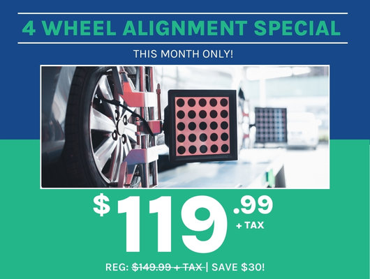 4-Wheel Alignment Service Special