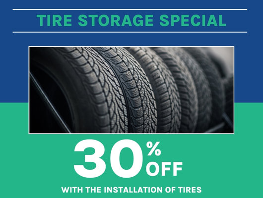 Discounted Tire Storage Special