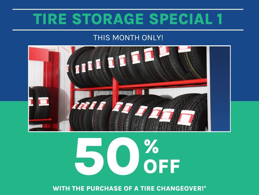 Discounted Tire Storage Special