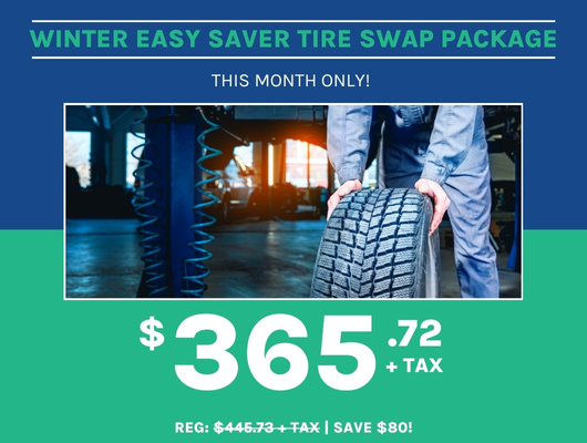 Winter Easy Saver Tire Swap Package