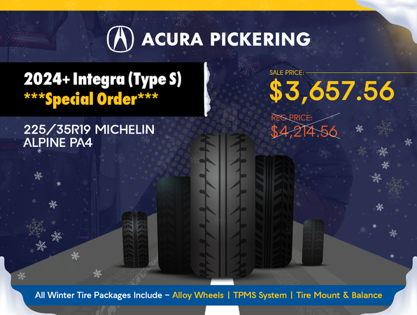 2024+ Integra (Type S) Winter Tire Package