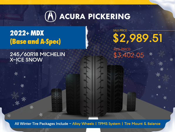 MDX (Non Type S) Winter Tire Package