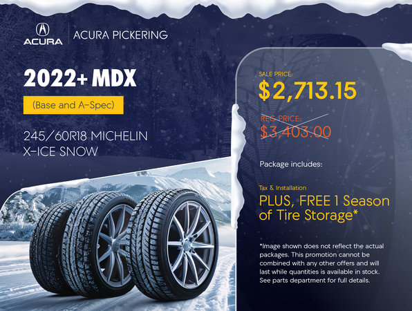 MDX (Non Type S) Winter Tire Package