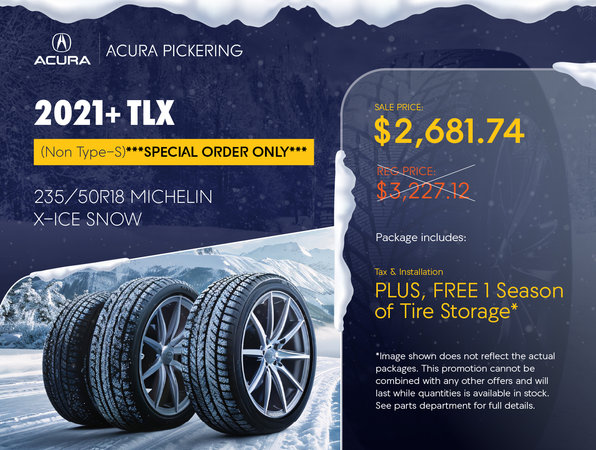 TLX (Non Type S) Winter Tire Package