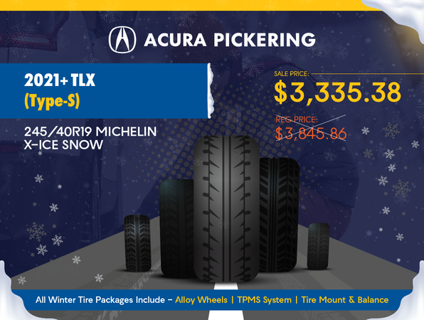 TLX (Type S) Winter Tire Package