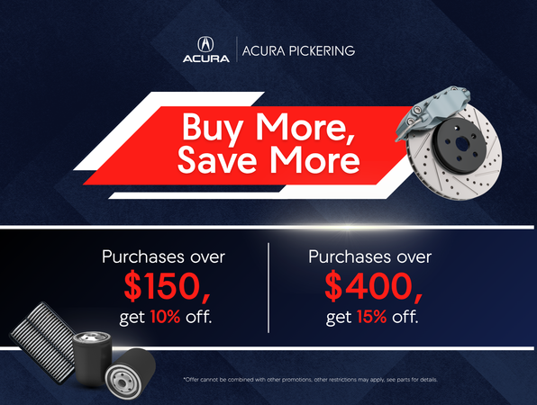Buy More, Save More on Genuine Acura Parts
