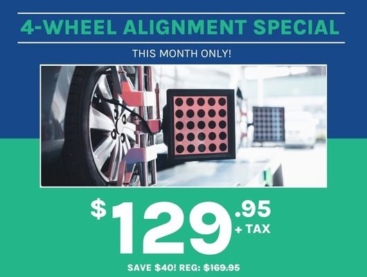 4-Wheel Alignment Service Special