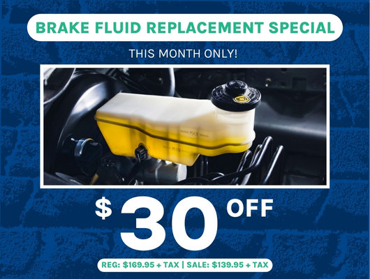 Brake Fluid Replacement Special