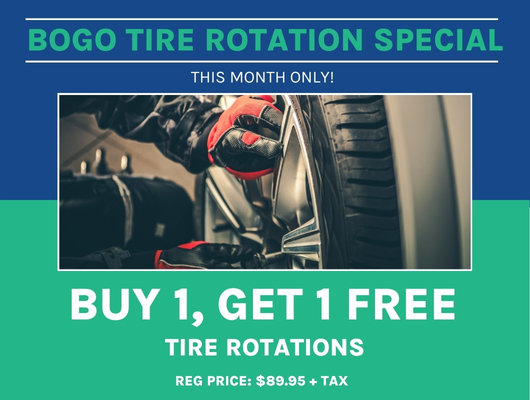 BOGO Tire Rotation Special