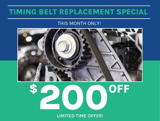 Timing Belt Replacement Special