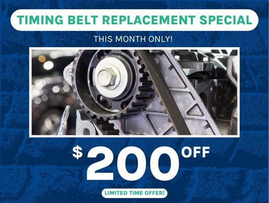 Timing Belt Replacement Special
