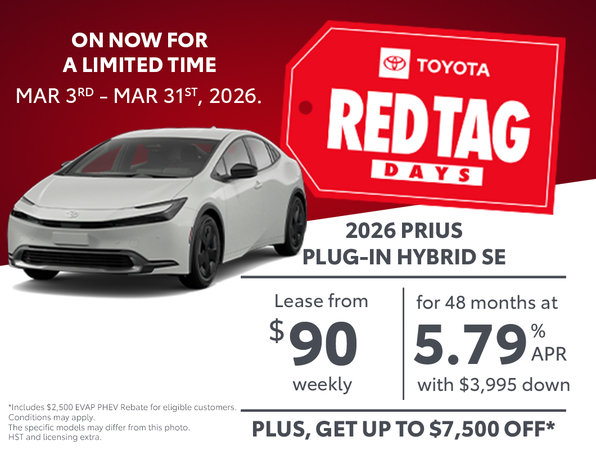 Red Tag Days - Prius