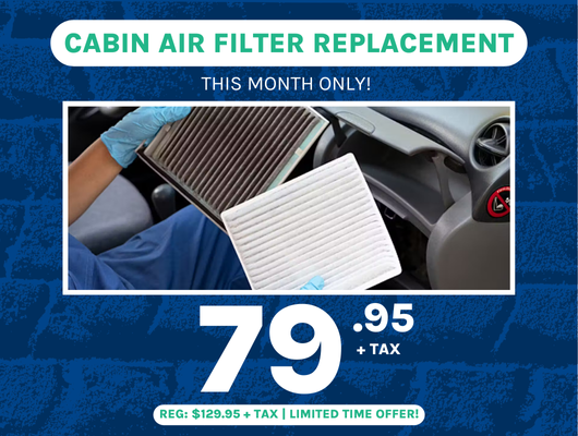 Cabin Air Filter Replacement Special