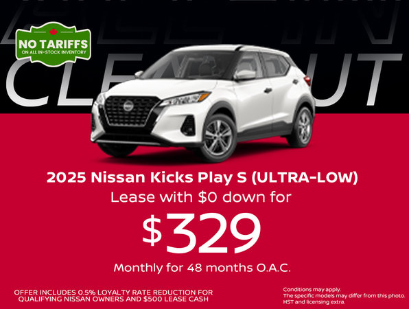 Kicks Play Lease Special