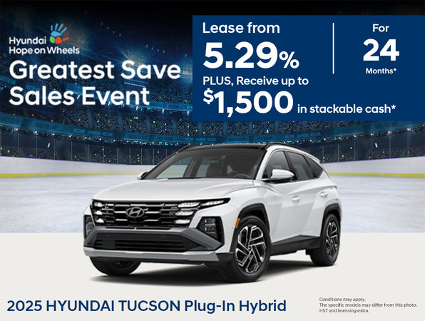 Greatest Save Event - Plug-In Hybrid Tucson