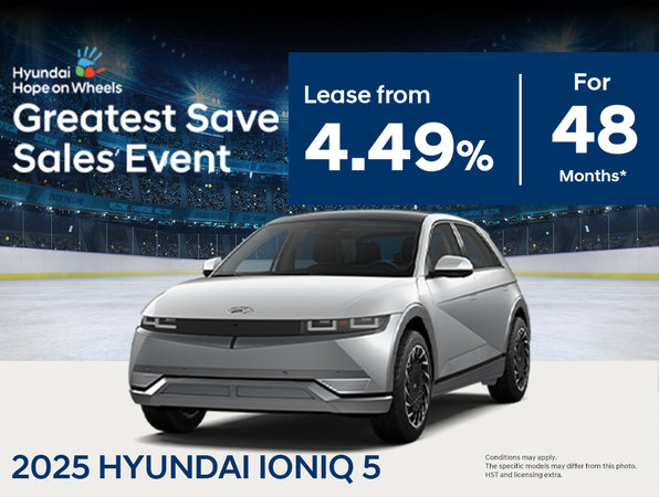Greatest Save Event - Ioniq 5 Lease Offer