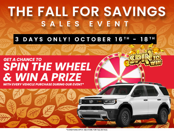 Fall For Savings Sales Event