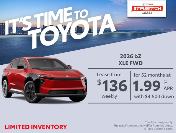 It's Time To Toyota - bZ Lease