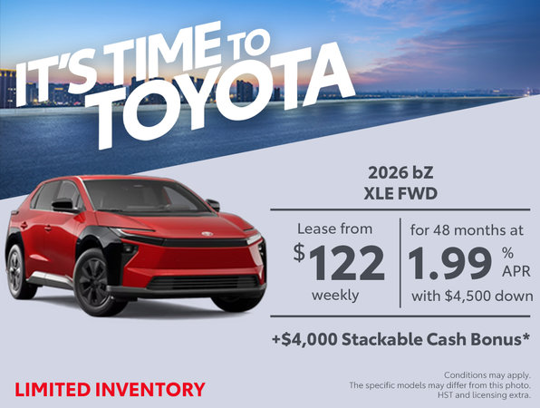 It's Time To Toyota - bZ Lease
